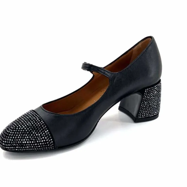 ballerines__talon_ivoire__cuir_noir_10.webp martinat t Ballerines à Talon Ivoire 2204 Cuir Noir Flash Sale
