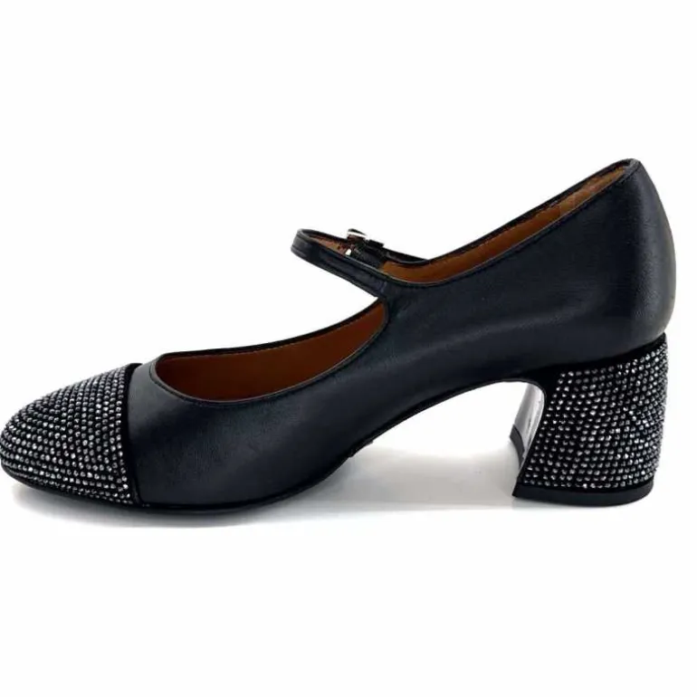 ballerines__talon_ivoire__cuir_noir_12.webp martinat t Ballerines à Talon Ivoire 2204 Cuir Noir Flash Sale