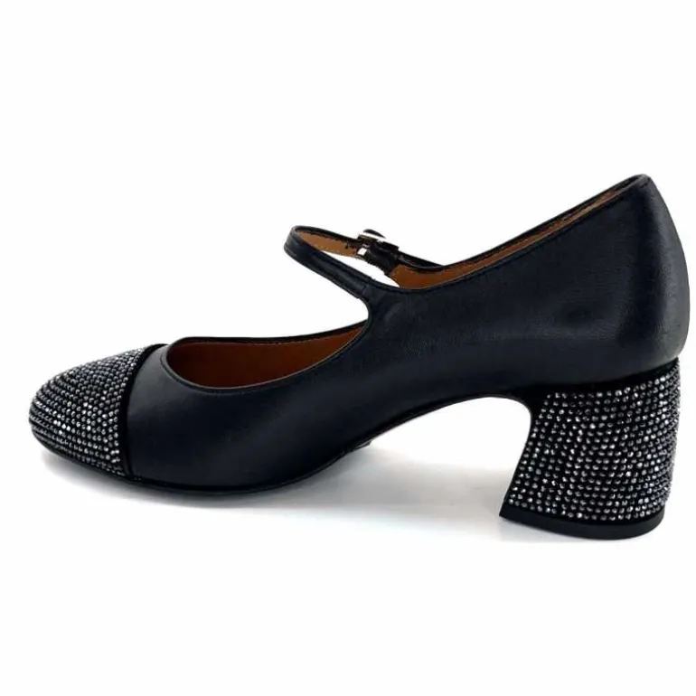 ballerines__talon_ivoire__cuir_noir_13.webp martinat t Ballerines à Talon Ivoire 2204 Cuir Noir Flash Sale