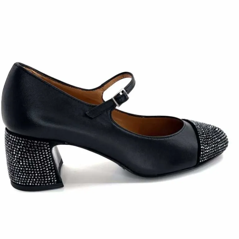 ballerines__talon_ivoire__cuir_noir_23.webp martinat t Ballerines à Talon Ivoire 2204 Cuir Noir Flash Sale