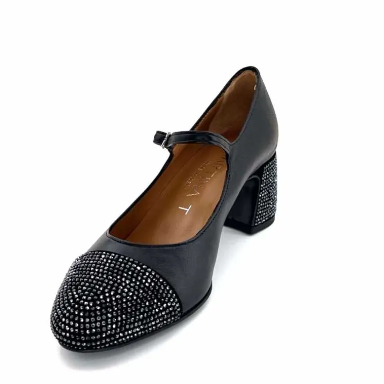 ballerines__talon_ivoire__cuir_noir_8.webp martinat t Ballerines à Talon Ivoire 2204 Cuir Noir Flash Sale