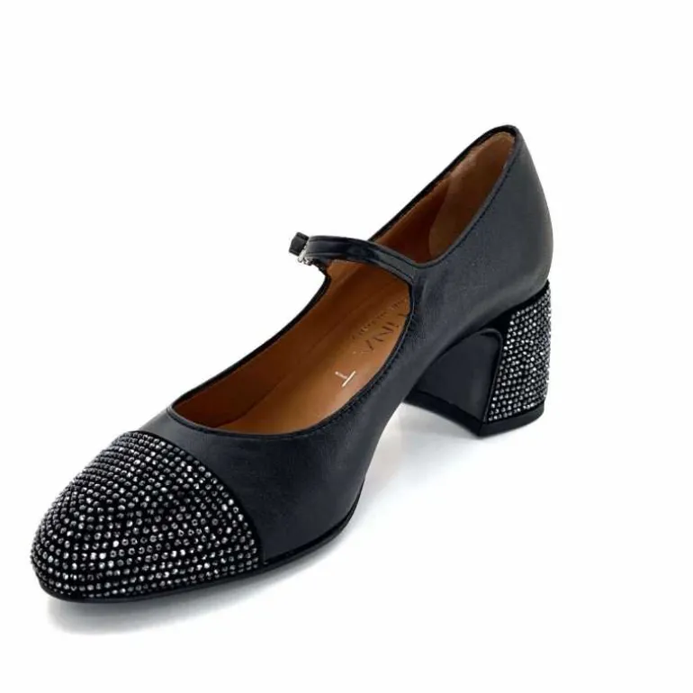 ballerines__talon_ivoire__cuir_noir_9.webp martinat t Ballerines à Talon Ivoire 2204 Cuir Noir Flash Sale