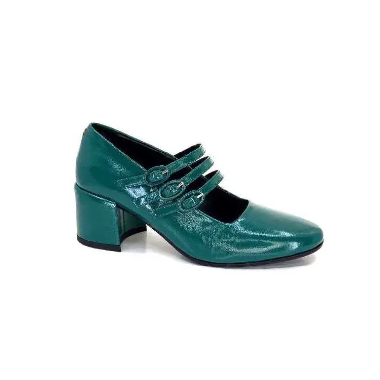 Halmanera Ballerines Babies Bart 03 Cuir Vernis Selva Vert Online