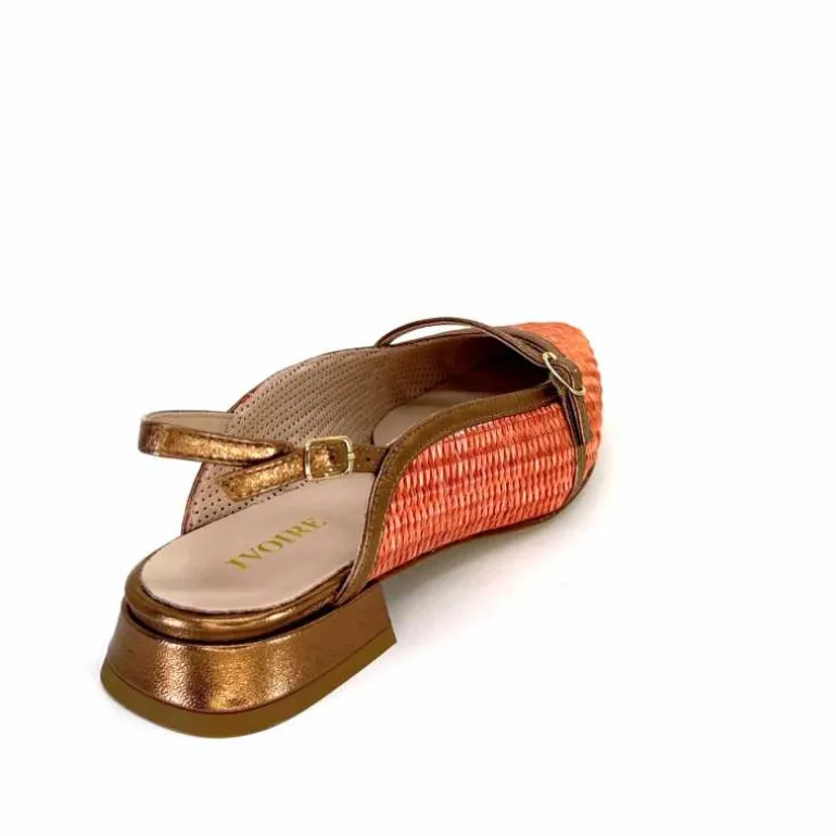 ballerines_bride_arriere_ivoire_x_raffia_orange_cuir_bronze_20.webp Ivoire0532 Ballerines Bride Arriere Ivoire X1406 Raffia Cuir Bronze Orange New