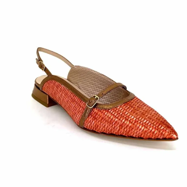 ballerines_bride_arriere_ivoire_x_raffia_orange_cuir_bronze_3.webp Ivoire0532 Ballerines Bride Arriere Ivoire X1406 Raffia Cuir Bronze Orange New