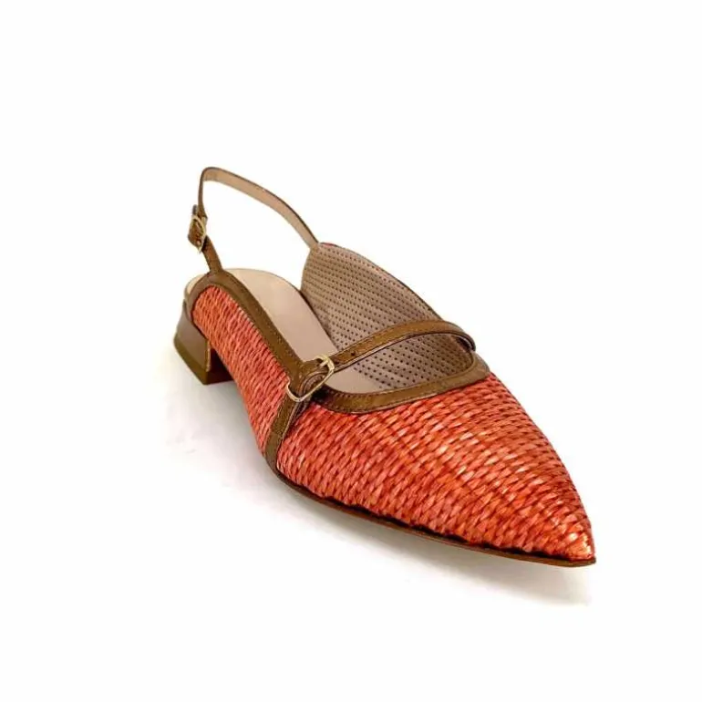 ballerines_bride_arriere_ivoire_x_raffia_orange_cuir_bronze_4.webp Ivoire0532 Ballerines Bride Arriere Ivoire X1406 Raffia Cuir Bronze Orange New