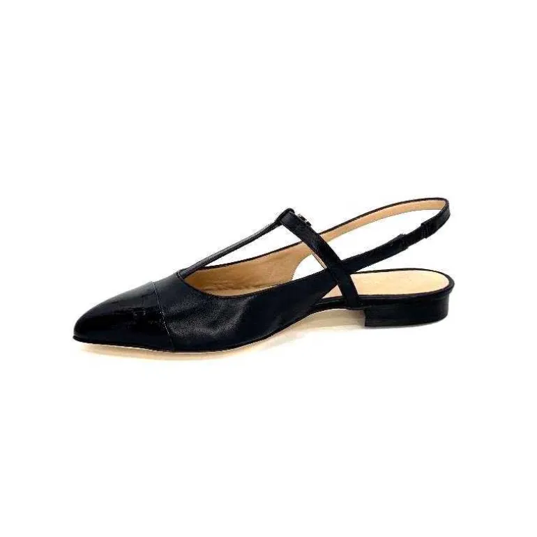 ballerines_bride_arrire_ivoire_ch_cuir_noir_11.webp Ivoire0347b Ballerines Bride Arrière Ivoire Ch788 Cuir Noir Discount