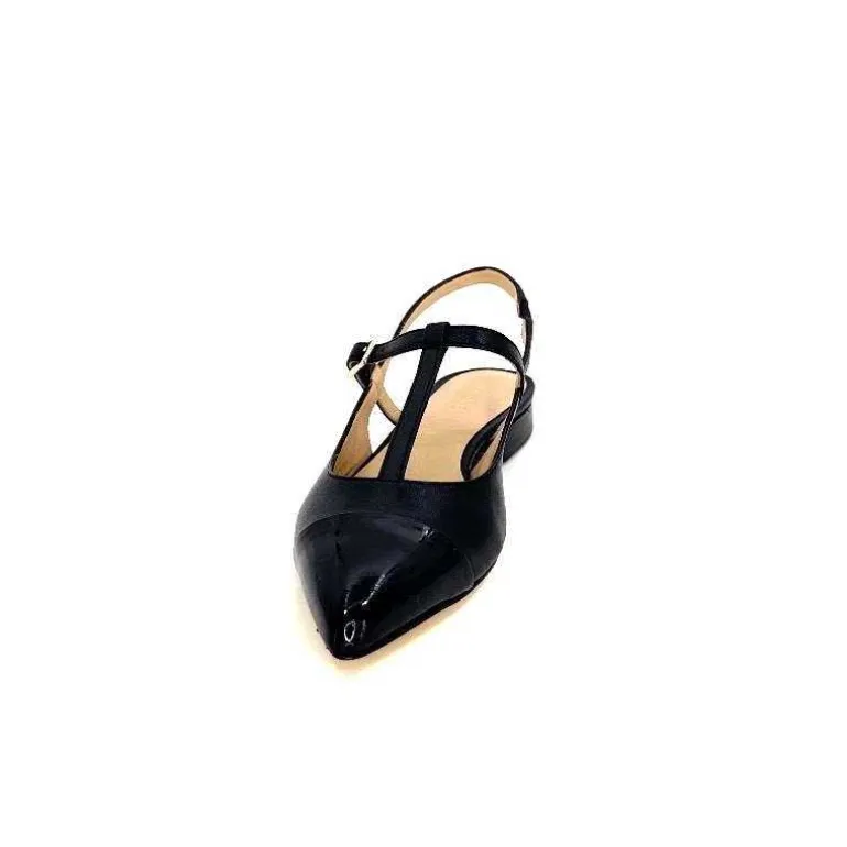 ballerines_bride_arrire_ivoire_ch_cuir_noir_7.webp Ivoire0347b Ballerines Bride Arrière Ivoire Ch788 Cuir Noir Discount