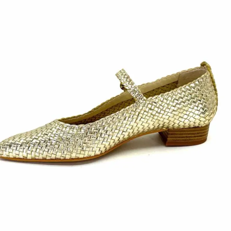 ballerines_ivoire__cuir_tress_or_11.webp Ivoire0303 Ballerines Ivoire 24776 Cuir Tressé Or Shop