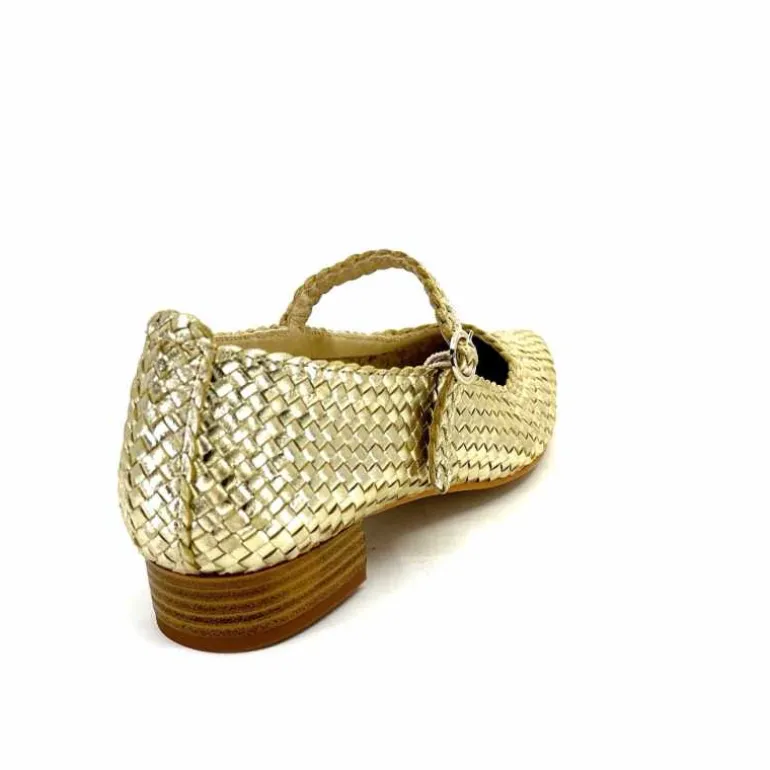 ballerines_ivoire__cuir_tress_or_20.webp Ivoire0303 Ballerines Ivoire 24776 Cuir Tressé Or Shop