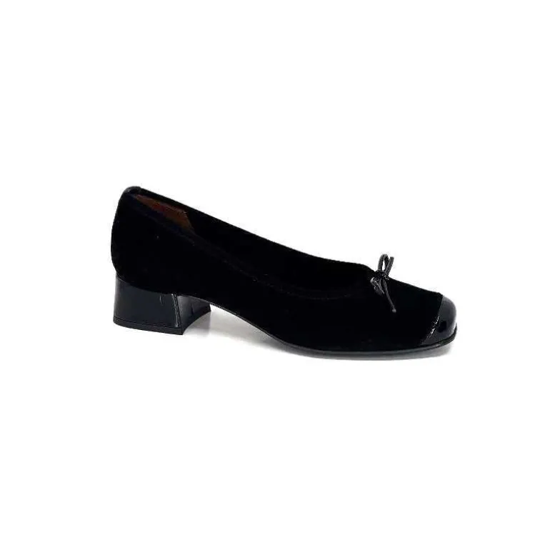 Ivoire0036a Ballerines Ivoire Amarre Daim Noir Flash Sale