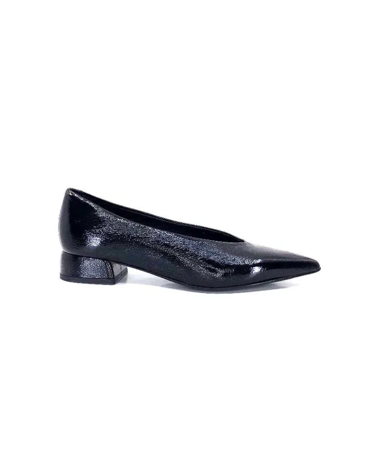 napoleoni Ballerines A3602 Cuir Noir Shop