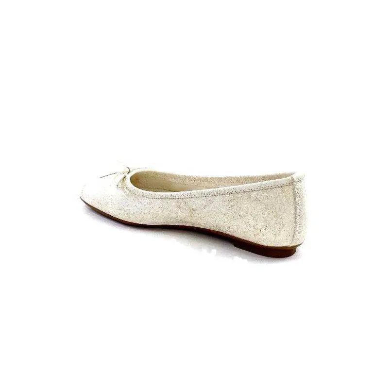 ballerines_reqins_hello_cuir_blanc_dor_14.webp Requin Ballerines Reqins Hello Cuir Doré Blanc Flash Sale