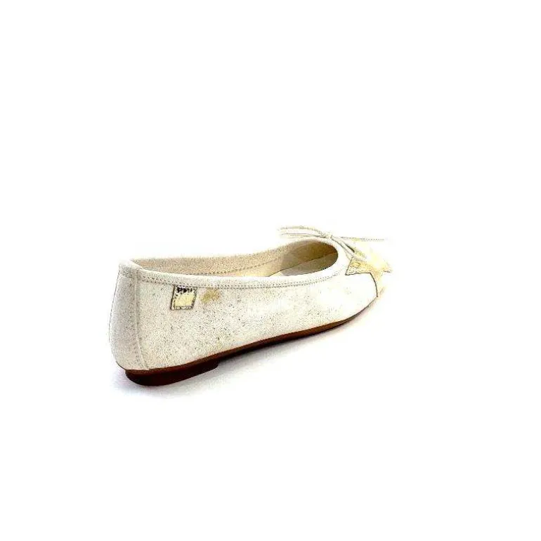 ballerines_reqins_hello_cuir_blanc_dor_21.webp Requin Ballerines Reqins Hello Cuir Doré Blanc Flash Sale