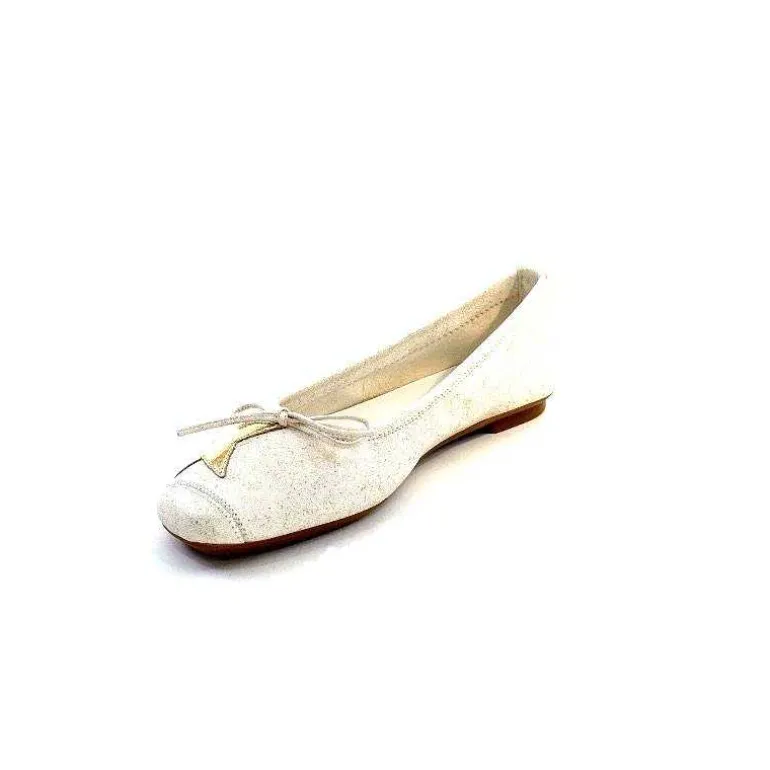 ballerines_reqins_hello_cuir_blanc_dor_9.webp Requin Ballerines Reqins Hello Cuir Doré Blanc Flash Sale