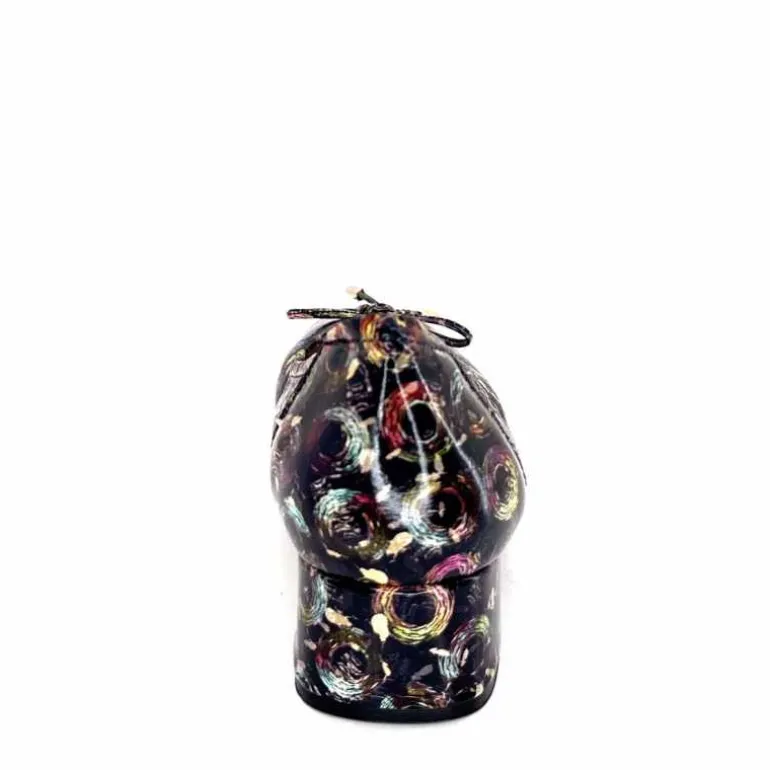 Sabrinas Ballerines 93100 Madeira Cuir Vernis Marine Motifs MultiColor Multicolore Discount