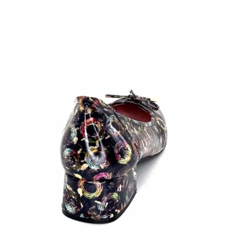 Sabrinas Ballerines 93100 Madeira Cuir Vernis Marine Motifs MultiColor Multicolore Discount
