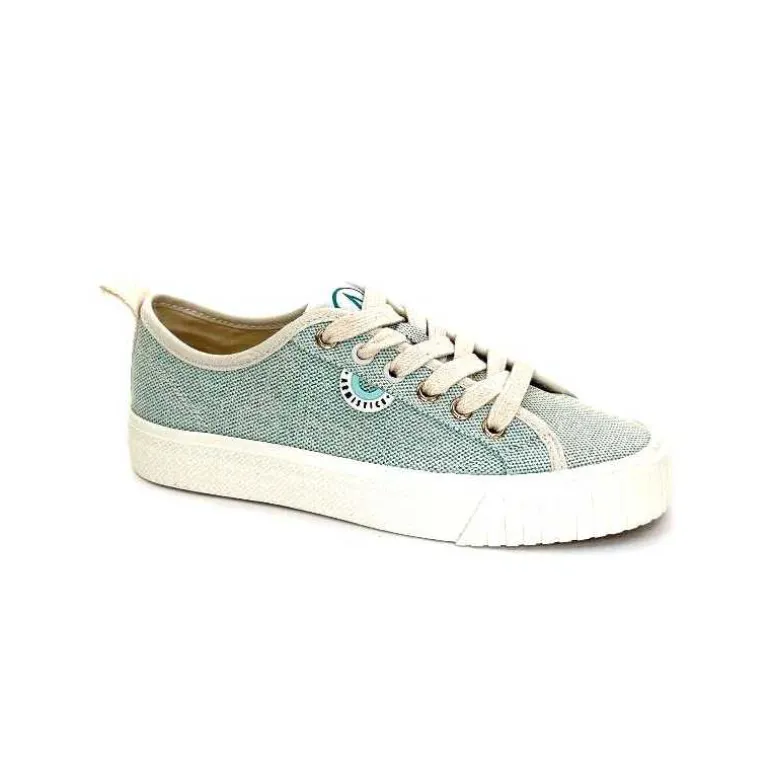 Armistice Baskets Stomp Sneaker Textile Blanc Vert Flash Sale