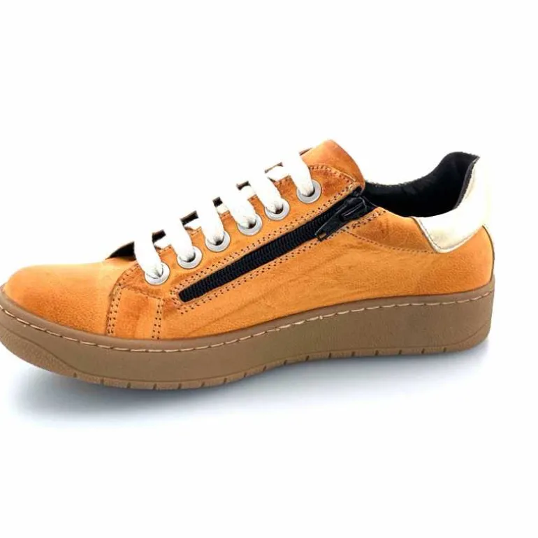 baskets_fermeture_eclair_chacal__cuir_moutarde_dor_11.webp Chacal Baskets Fermeture Eclair 6950 Cuir Moutarde Doré Jaune New