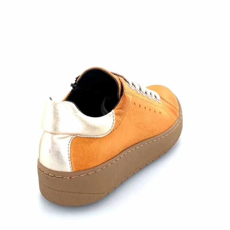 baskets_fermeture_eclair_chacal__cuir_moutarde_dor_20.webp Chacal Baskets Fermeture Eclair 6950 Cuir Moutarde Doré Jaune New