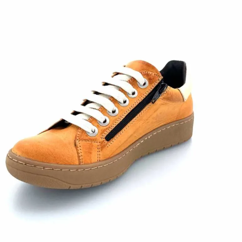 baskets_fermeture_eclair_chacal__cuir_moutarde_dor_9.webp Chacal Baskets Fermeture Eclair 6950 Cuir Moutarde Doré Jaune New