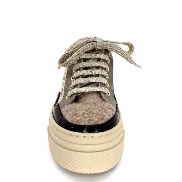 baskets_fourres_elena__gillcuir_crme_marron_gris_6.webp Elena Baskets Fourrées 20124 GillCuir Crème Marron Gris BlancGrisClairMarron Fashion