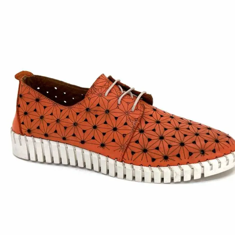 384-ivoire Baskets Légère Ivoire Hy2023 Cuir Corail Clearance