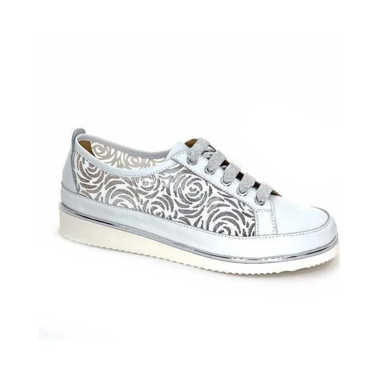 XSA Baskets Légère 9702 Cuir Blanc Flash Sale