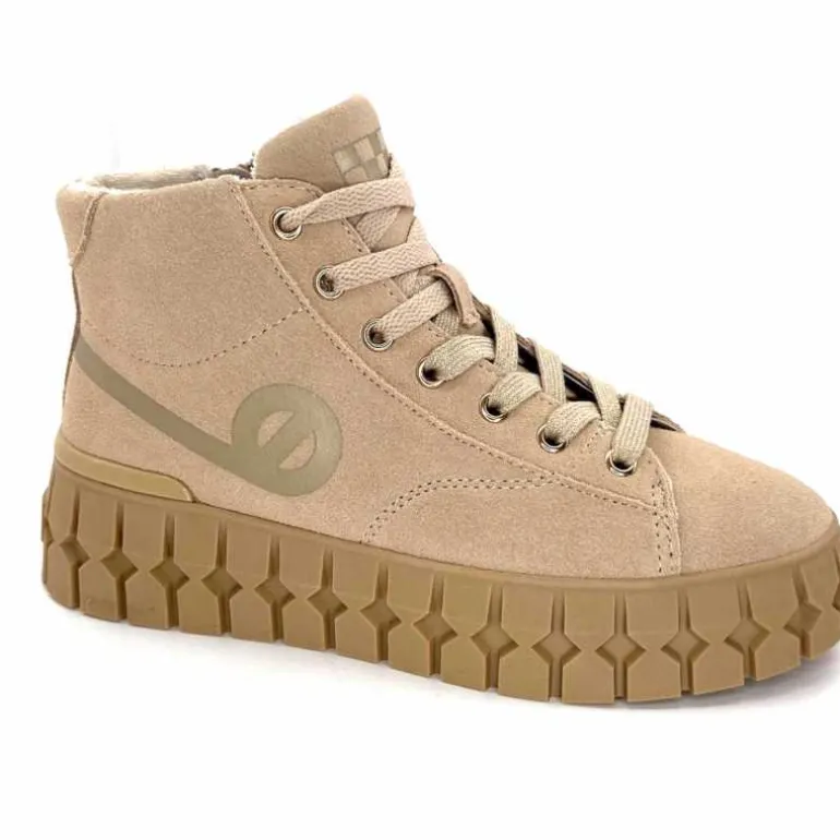 No Name Baskets Montante Play Mid W Daim Nude Beige Discount