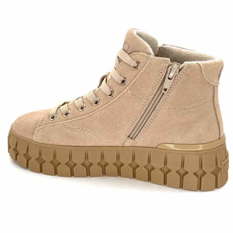 No Name Baskets Montante Play Mid W Daim Nude Beige Discount