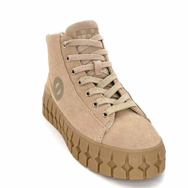 No Name Baskets Montante Play Mid W Daim Nude Beige Discount