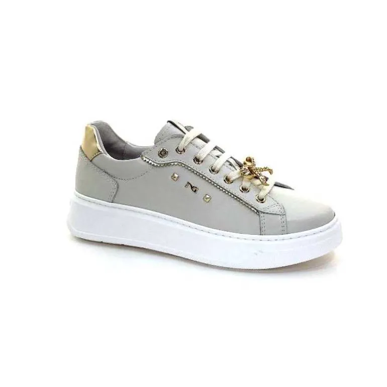 Nero Giardini Baskets E409975 Cuir Crème Best Sale