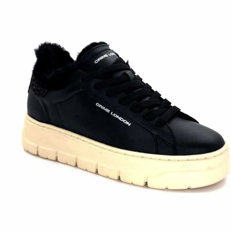 baskets_plateforme_crime_london__cuir_noir_fourrure_2.webp Crime London Baskets Plateforme 21952 Cuir Fourrure Noir Clearance