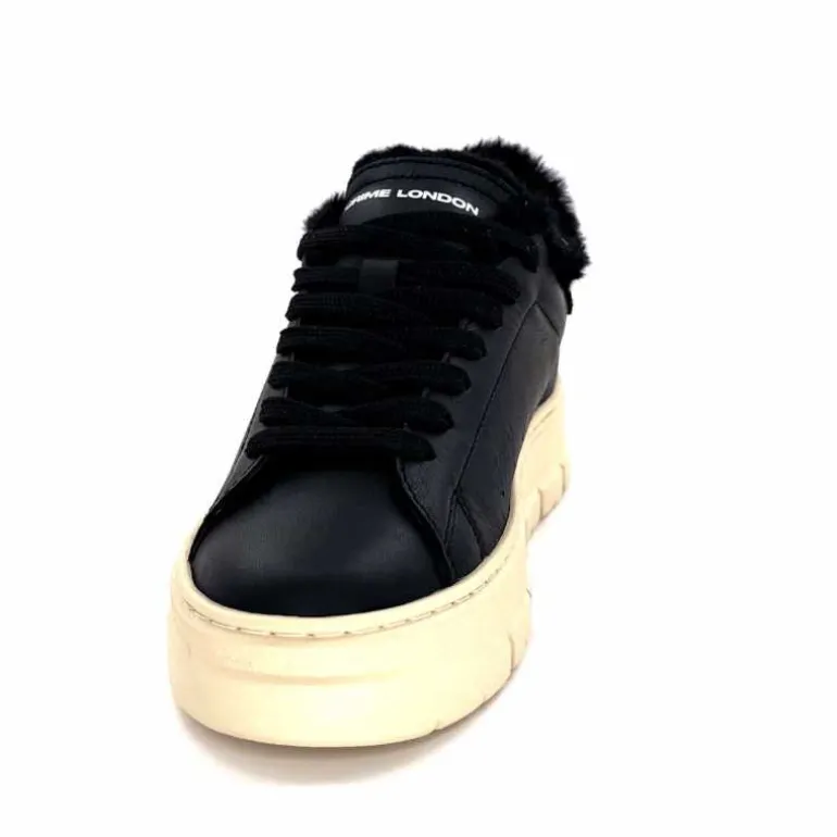 baskets_plateforme_crime_london__cuir_noir_fourrure_7.webp Crime London Baskets Plateforme 21952 Cuir Fourrure Noir Clearance