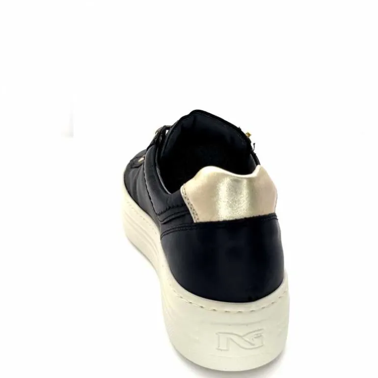Nero Giardini Baskets Plateforme Fermeture Éclaire Nero Giardin 1411610 D100 Cuir Noir Clearance