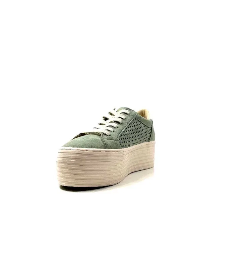No Name Baskets Plateforme Spice Sneaker Cuir D'Eau Vert Flash Sale