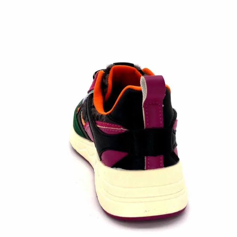 poelman Baskets Posh 193332 Textile Golf Green Multicolore Vert Sale