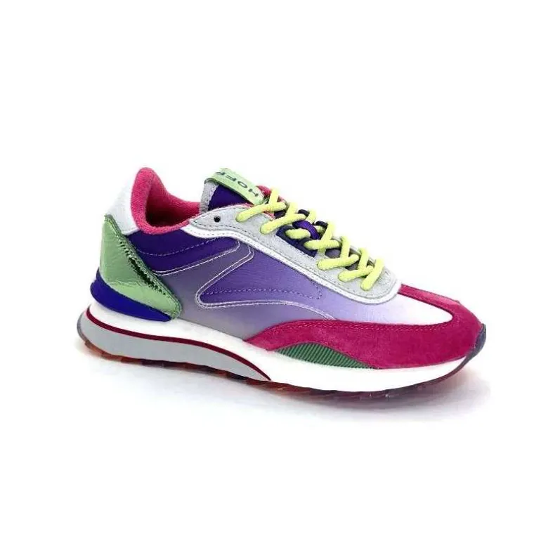 hoff Baskets Running Star Daim Fushia Textile Violet Métal Vert Blanc Best