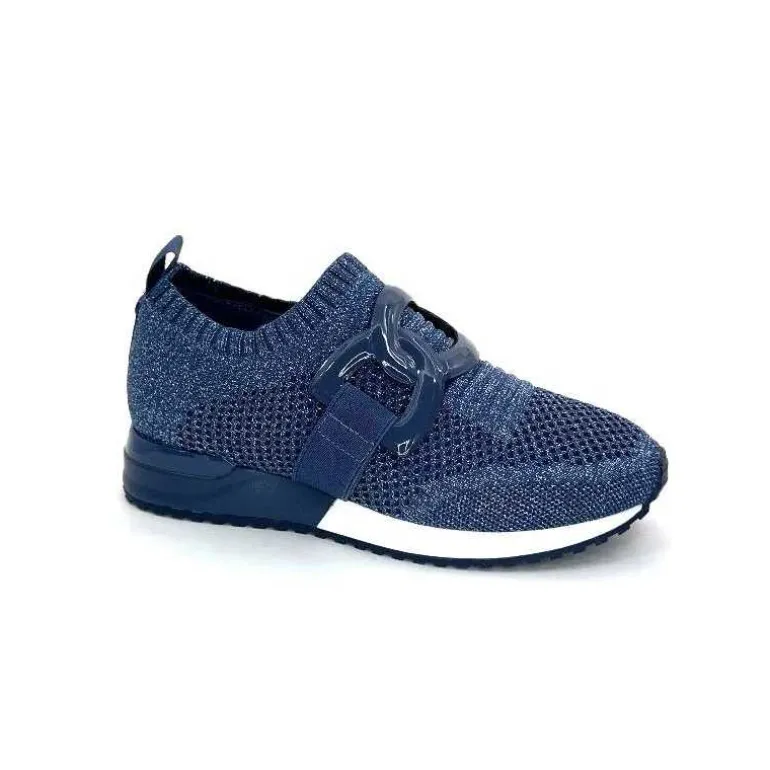 Ivoire0317a Baskets Running Ivoire 2303626 Textile Denim Bleu Discount