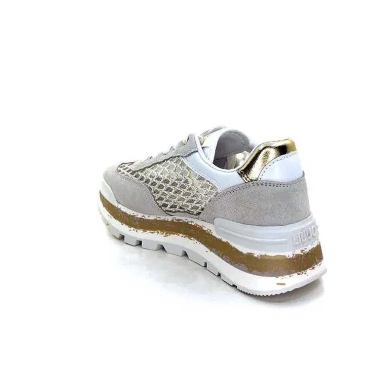 baskets_running_liujo_ba_daim_gris_15.webp Liu.Jo Baskets Running Ba4001 Daim Gris Blanc Flash Sale