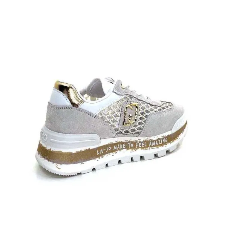 baskets_running_liujo_ba_daim_gris_22.webp Liu.Jo Baskets Running Ba4001 Daim Gris Blanc Flash Sale