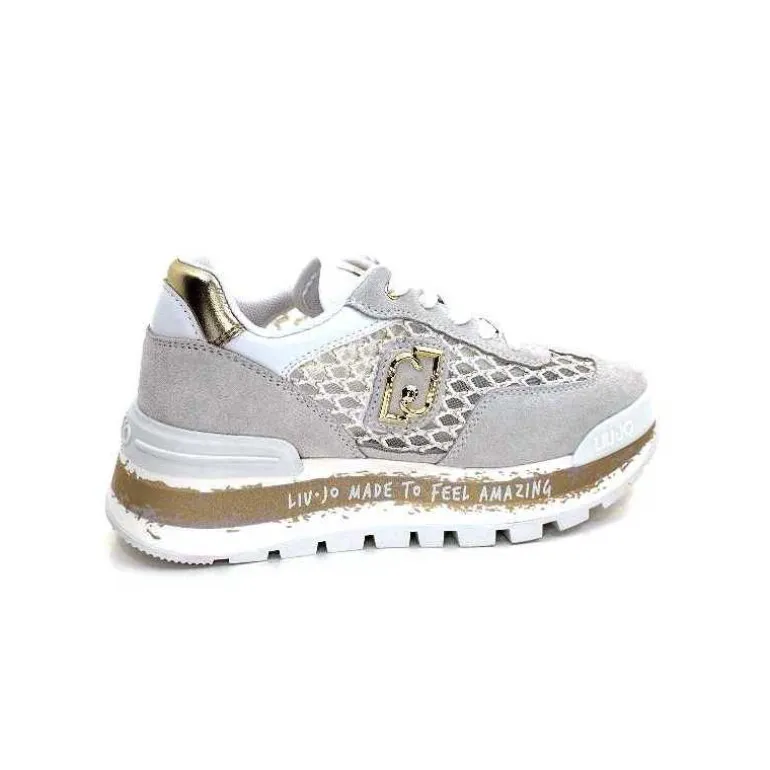 baskets_running_liujo_ba_daim_gris_23.webp Liu.Jo Baskets Running Ba4001 Daim Gris Blanc Flash Sale