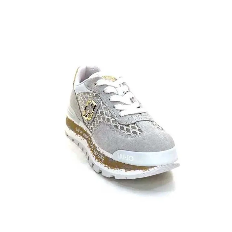 baskets_running_liujo_ba_daim_gris_4.webp Liu.Jo Baskets Running Ba4001 Daim Gris Blanc Flash Sale