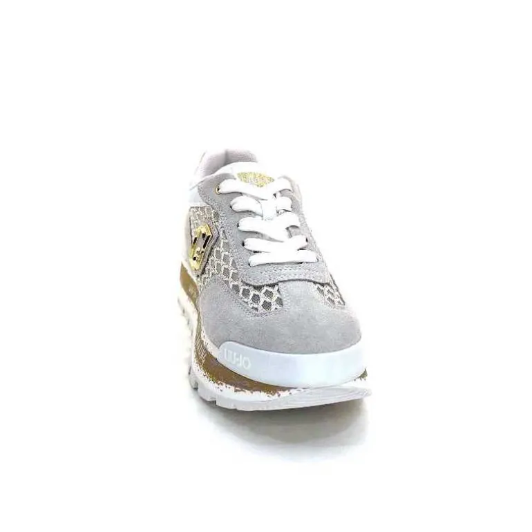 baskets_running_liujo_ba_daim_gris_5.webp Liu.Jo Baskets Running Ba4001 Daim Gris Blanc Flash Sale