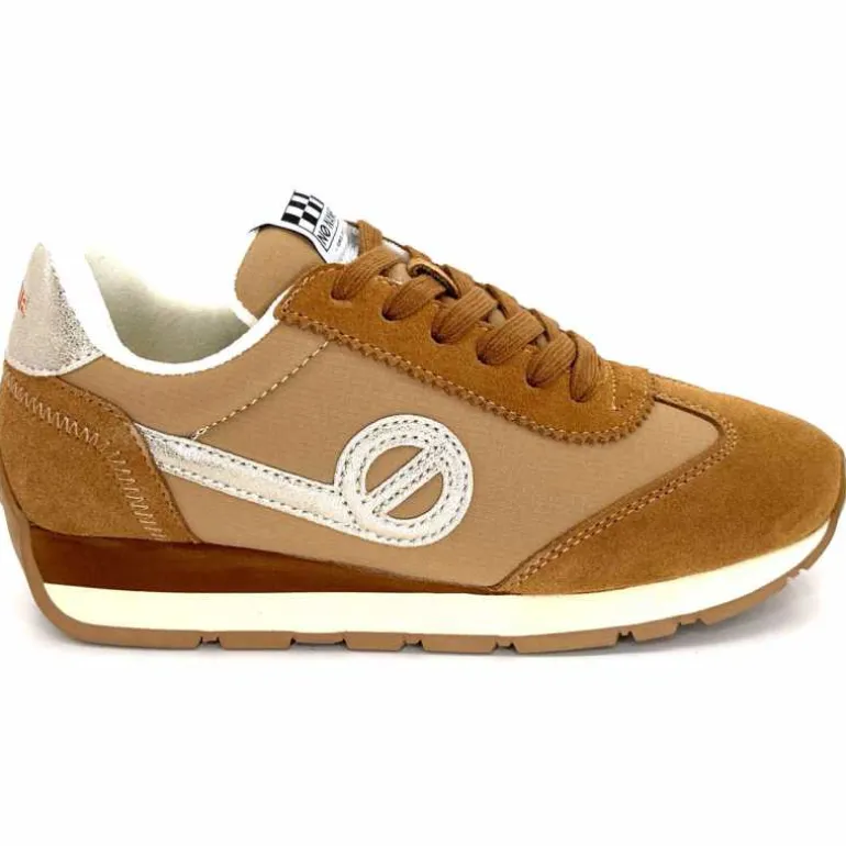 No Name Baskets Running City Run Jogger W Daim Noisette Marron Cheap