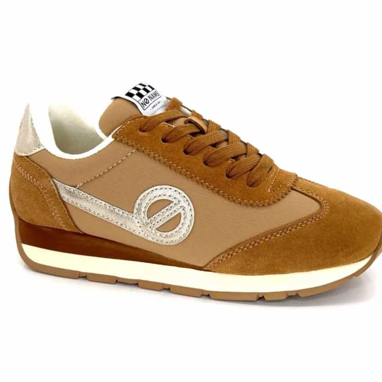 No Name Baskets Running City Run Jogger W Daim Noisette Marron Cheap