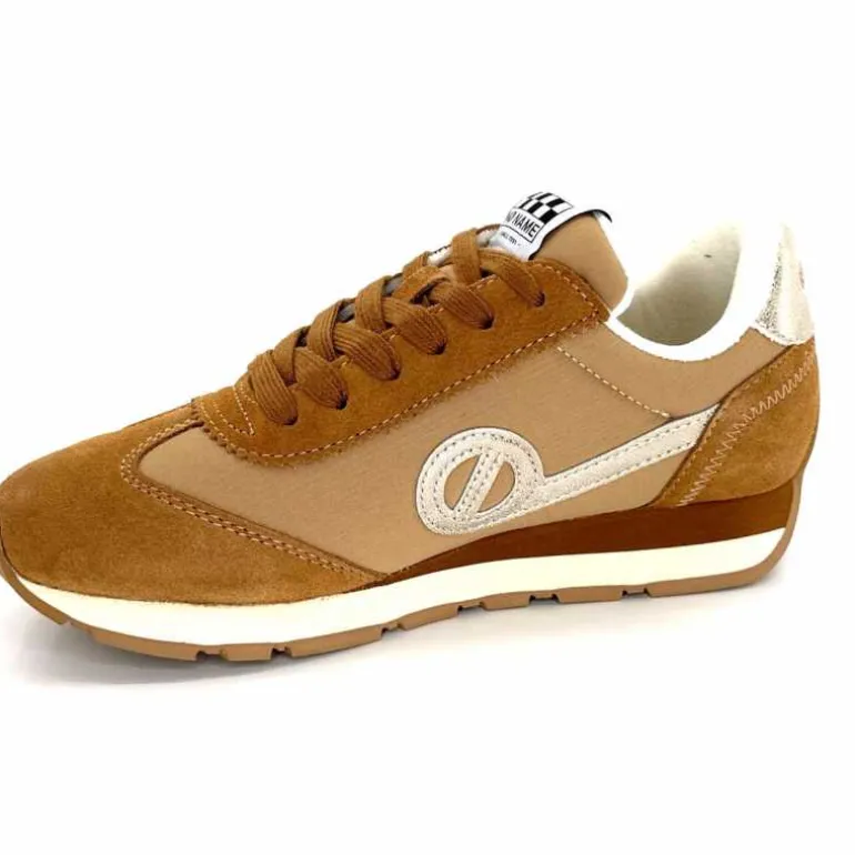 No Name Baskets Running City Run Jogger W Daim Noisette Marron Cheap