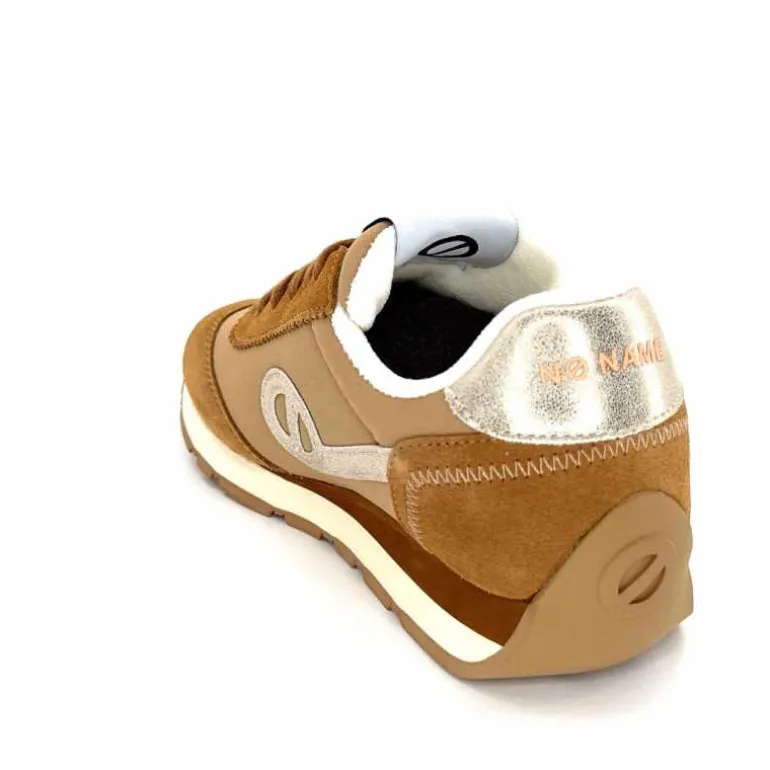 No Name Baskets Running City Run Jogger W Daim Noisette Marron Cheap