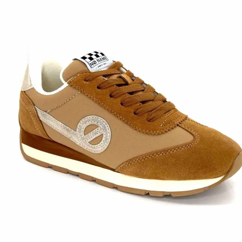 No Name Baskets Running City Run Jogger W Daim Noisette Marron Cheap
