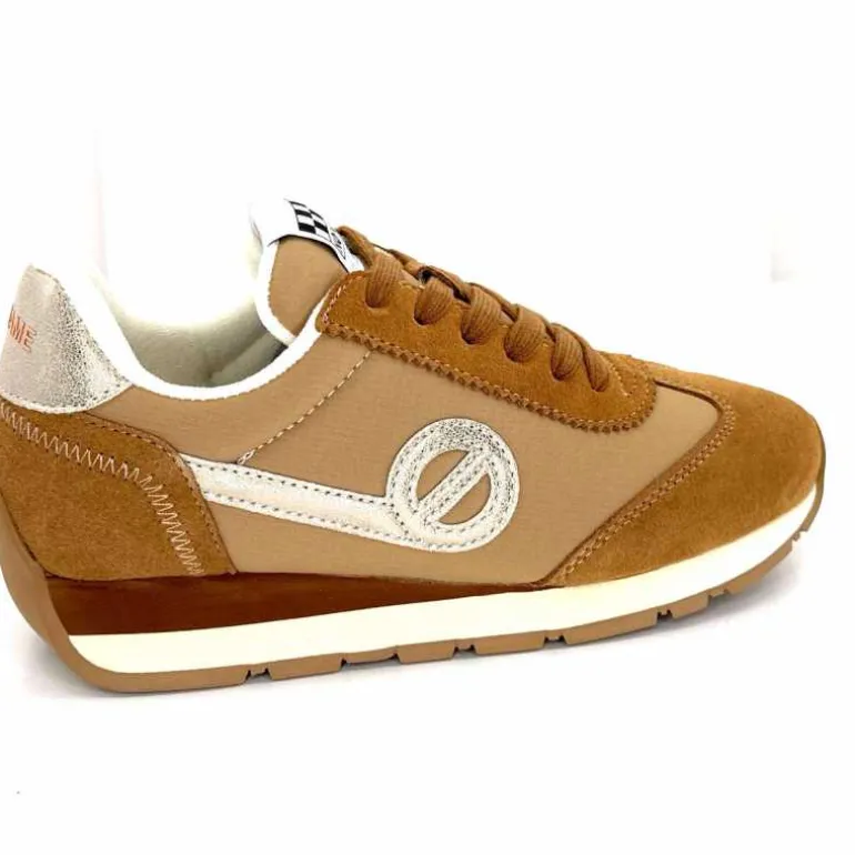 No Name Baskets Running City Run Jogger W Daim Noisette Marron Cheap